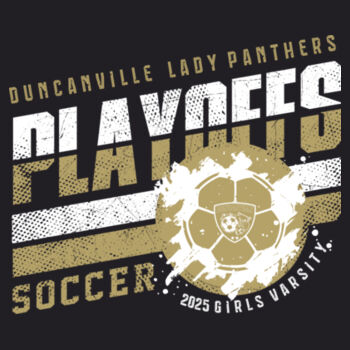 D'Ville Playoffs 25 - Dri Power ® 50/50 Cotton/Poly T Shirt Design